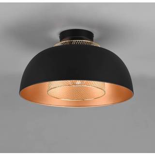 Punch loftlampe, sort-guld, Ø 35 cm