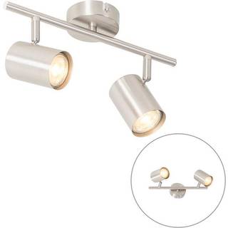 Moderne loftslampe stål 2-lys justerbar - Jeana