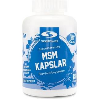 Healthwell MSM Kapsler, 180 kapsler