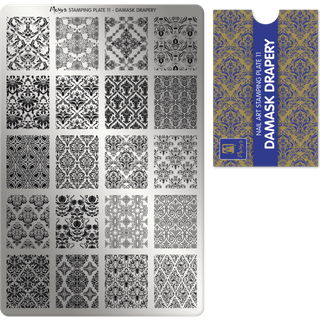 Damask Drapery Stamping Plade NO. 11, Moyra
