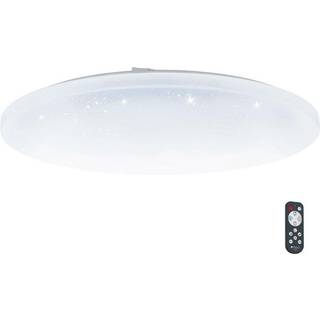 EGLO FRANIA-A plafond med fjernbetjening Ø570 mm, 2700-6500K, hvid med krystaleffekt