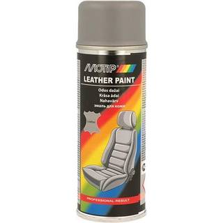 Motip Læder og Vinyl maling Grå 200ml.