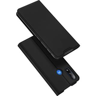 Motorola E7i Power/E7 Power - DUX DUCIS skin pro læder cover - Sort