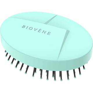Biovène The Conscious™ Compact Detangling Brush Biodegradable Wet & Dry Brush Mint Green