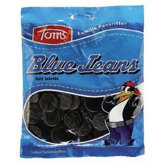 Pingvin Blue Jeans Lakridser, 110 g
