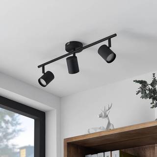 ELC Binola spotlight i sort, 3 lyskilder