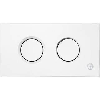 Gustavsberg Triomont XT Skylleknap Dobbelt flush, pneumatisk Hvid