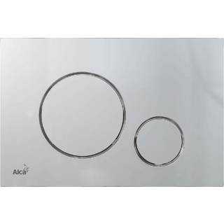 Alca M672 betjeningsplade i mat krom plast