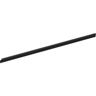 Scanbad Match drypliste t/niche dør Mat sort  28 mm 1603562 ekstra høj