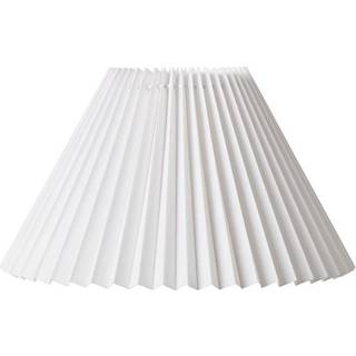 Plisseskærm Hvid 21 cm