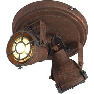 Industriel Spotlight Rust 2-lys - Sorra