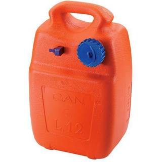 Bærbar brændstoftank CAN-SB, 22 liter, 240 x 330 x 400 mm, plast, rød