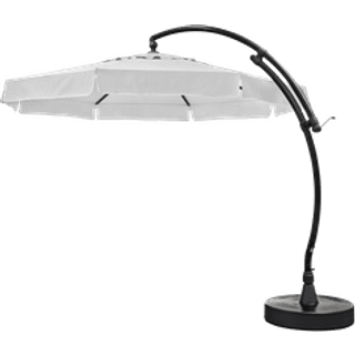 Easy Sun m. base 350 cm - Black Stel/Light Grey