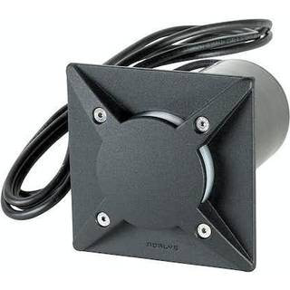 Norlys Rena LED nedgravningsspot, firkant, GU10, IP68, sort