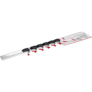 Redskabsholder sæt med skinne Bruns 100cm