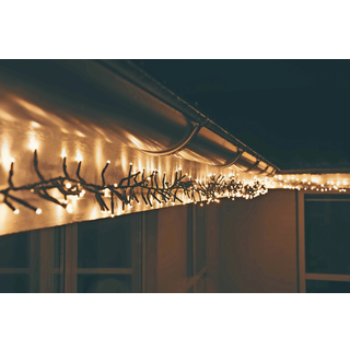 DGA Klyngekæde  4000cm 2000 Led, Varm Hvid Mørkegrøn - 25241015 ✓ På lager - klar til levering og afhentning