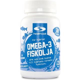 Omega-3 Fiskeolie, 120 kapsler