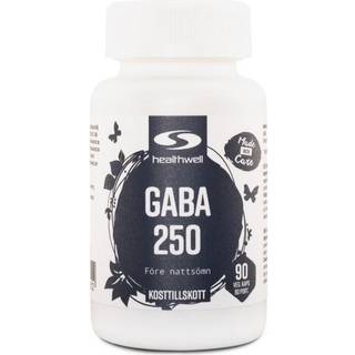 Healthwell GABA 250, 90 kapsler
