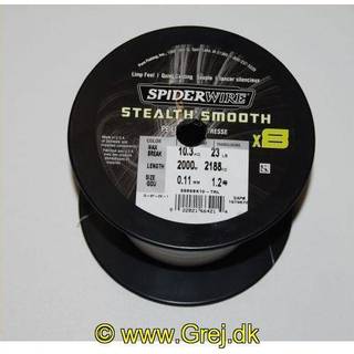 Stealth Smooth 8 Braid, Translucent / Fletline - 2000 meter.