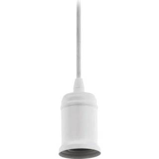 Outlet: EGLO OPHÆNG VINTAGE E27 med 3 meters tekstilledning i hvid
