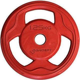 Concept Line New Pumpvægt styk 1,25 kg, Vægtskiver Gummierede Vægt 1,25 kg