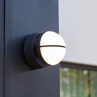 LUTEC EKLIPS udendørs LED væglampe, IP54, mørk grå