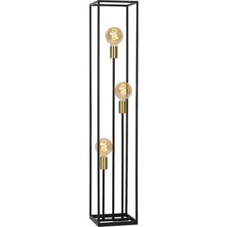 Gulvlampe Ruben, sort, tre lamper