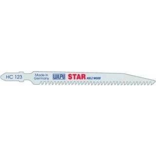 WILPU Stiksavklinge HC 123 STAR til træ og plast - 5 styk (0210500005)