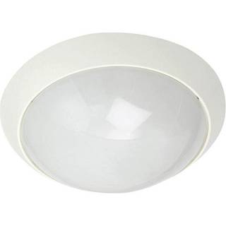 SG Armaturen Enøk Alu Mat-Hvid E27 m/Sensor & Sikring