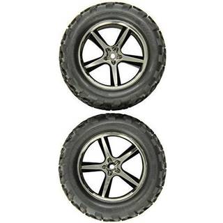 Traxxas 5374A Tires & Wheels Talon/Gemini Black Chrome (14mm) 3,8" (2)