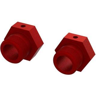 ARRMA ARA310928 Aluminum Wheel Hex 24mm (Red) (2)