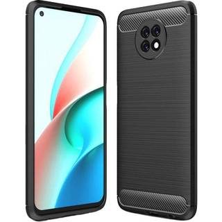 Xiaomi Redmi Note 9T Brushed Carbon Fibre Cover - Sort
