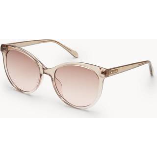 Fossil FOS 2122/S 2T3/M2 54 Solbriller Kvinder Brun - Transparent Beige - 54mm