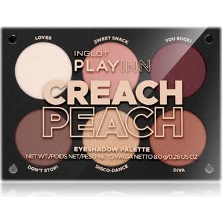Inglot PlayInn Eyeshadow Palette Øjenskygge palette Skygge Creach Peach 8 g - 8 g