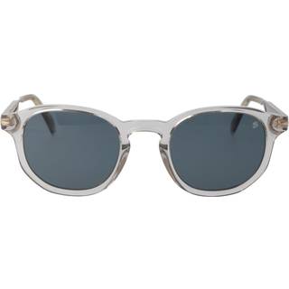 DAVID BECKHAM Mand DB 1007/S KB7/KU Solbriller Acetat Grå Blå Rund