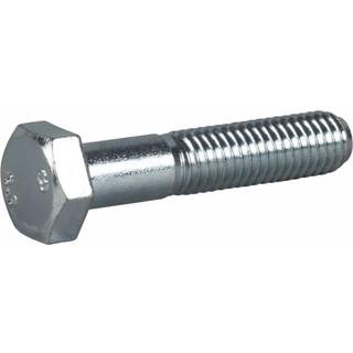 M8X40 DIN 931 stålbolt elgalvaniseret