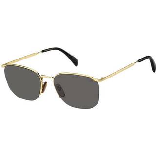 David Beckham DB 1038/F/S Asian Fit RHL/IR 58 Solbriller Mænd Black - Gold - 58mm