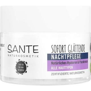Sante Naturkosmetik Ansigtspleje Dag- og natpleje Straksudjævnende natcreme 50 ml (2.440,00 kr / 1 l) - 50 ml