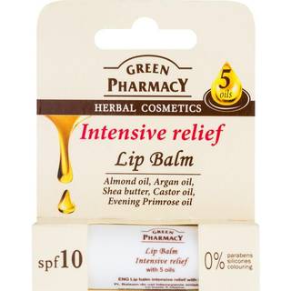 Green Pharmacy Mix of oils Lip Balm Intensiv fugtgivende læbepomade SPF 10 Paraben-, silikone- og farvefri 3.6 g - 3,6 g