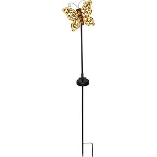 Star Trading - Solar Cell Lighting - Solar Cell Decoration Linny Butterfly - Bronze - 80 cm