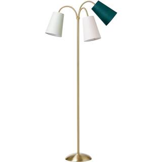 Salsa Gulvlampe - Messing - inkl. skærme - Nielsen Light
