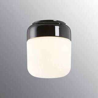 Ohm 140/170 loftlampe / væglampe, sort/mat opal