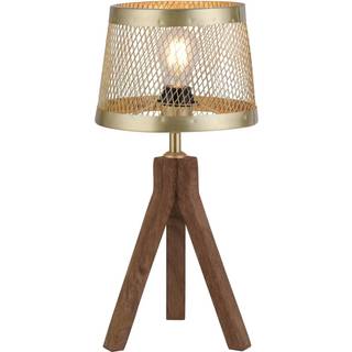 Frederik bordlampe i træ, trefod