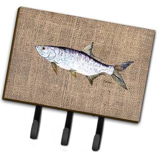 """" Caroline's Treasures 8774th68 Fish-Tarpon Leash Holder eller Key Hook Large Multicolor """"