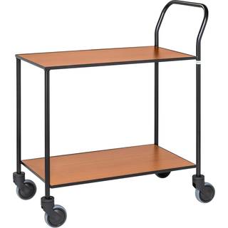 Kongamek 90 x 54 Elektrogalvaniseret ESD-bordvogn, 3 hylder