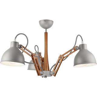 Loftlampe Skansen 3 lyskilder, justerbar, grå