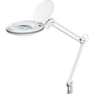Goobay LED forstørrelseslampe med bordklemme, 650lm, 8W