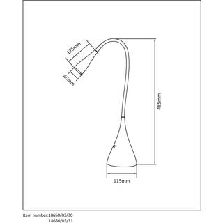 Lucide Zozy Skrivebordslampe Hvid