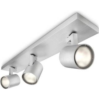 Philips Runner spotskinne, 3xGU10, aluminium