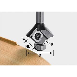 Festool Afrundingsfræser S8 HW R1,5 D28 KL12,7 OFK